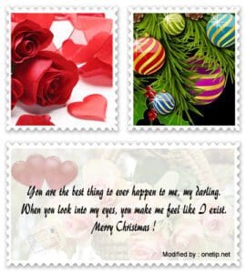 Christmas love messages for Him| Merry Christmas love letters