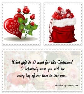 Best Merry Christmas love messages | Romantic Christmas wishes