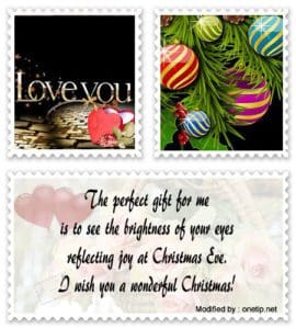 Christmas love wishes | Sweet Merry Christmas Messages